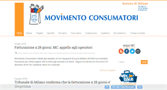 Desktop Screenshot of movimentoconsumatorimilano.it