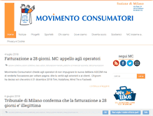 Tablet Screenshot of movimentoconsumatorimilano.it